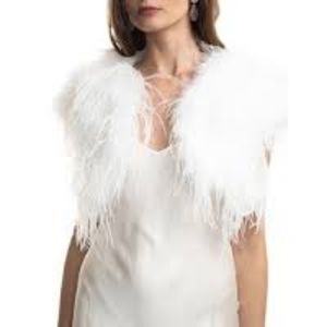 bübish Berlin Ostrich Feather Bolero
